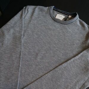 NWT! Billy Reid Blue Stripe Sweater